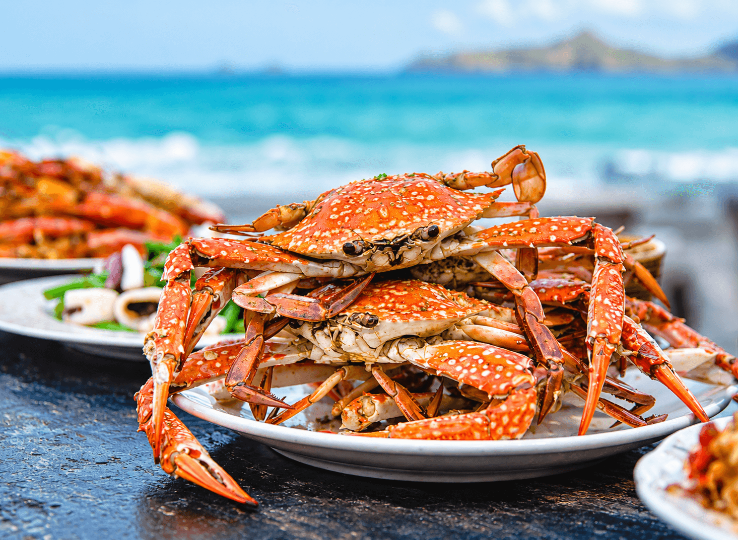 Fresh seafood at Main Reef
