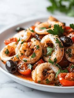 Calamari Chopsy with Rice