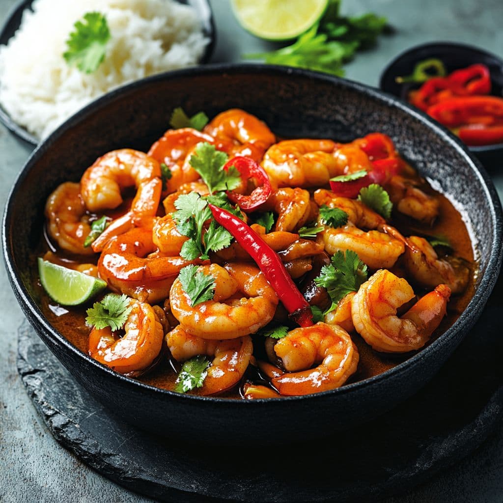 Prawn Chopsy with Rice
