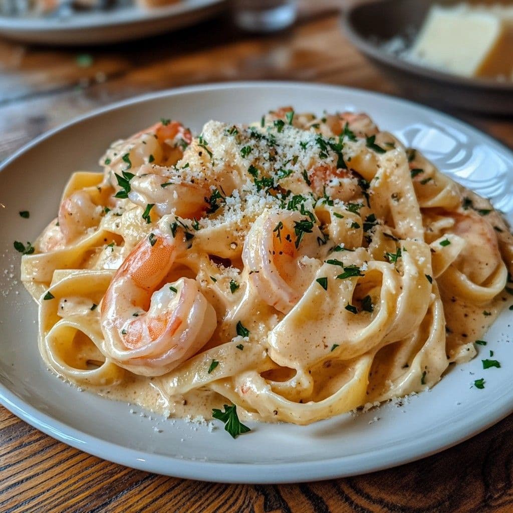 Prawn Creamy Pasta