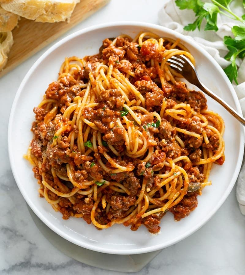Spaghetti with Parmesan (Beef)