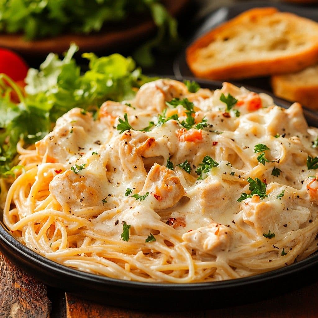 Spaghetti with Parmesan (Chicken)