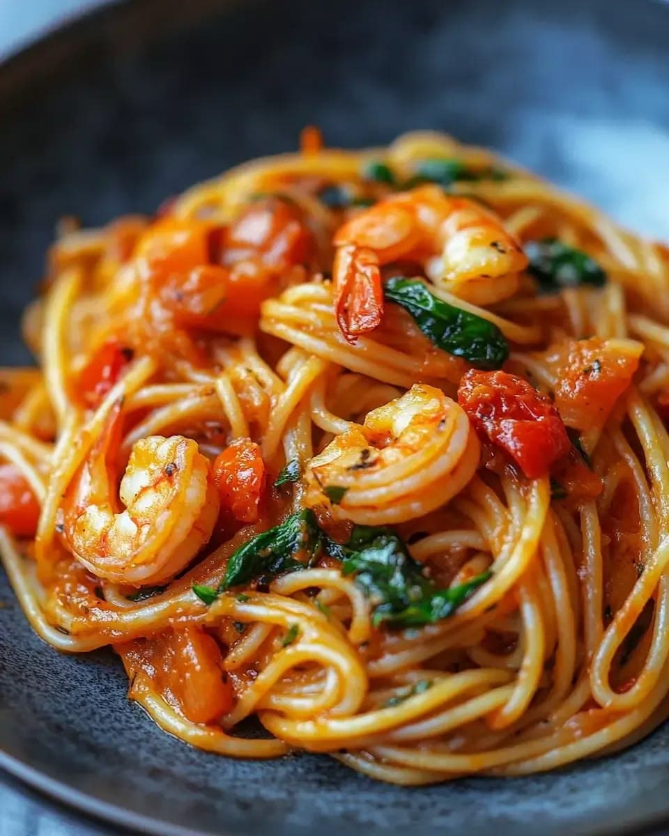 Spaghetti with Parmesan (Prawn)
